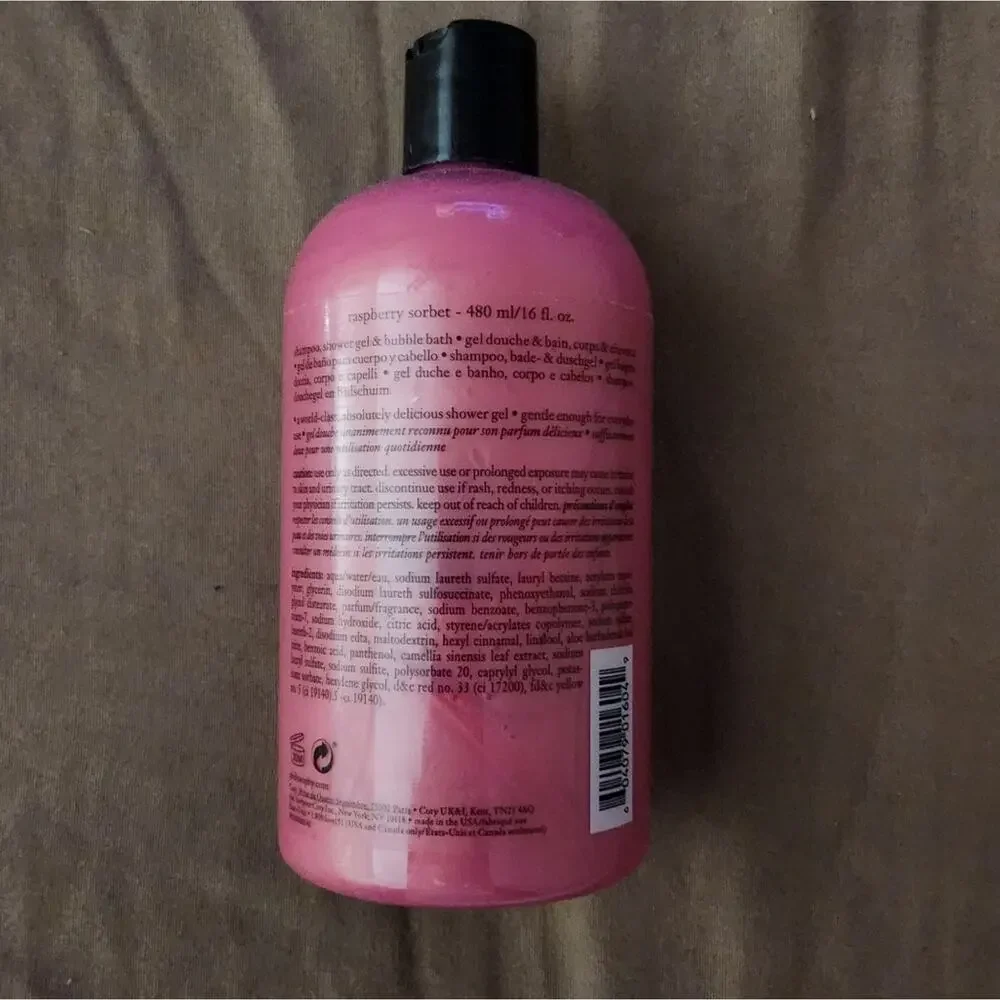 Philosophy Raspberry Sorbet Shampoo, Shower Gel & Bubble Bath